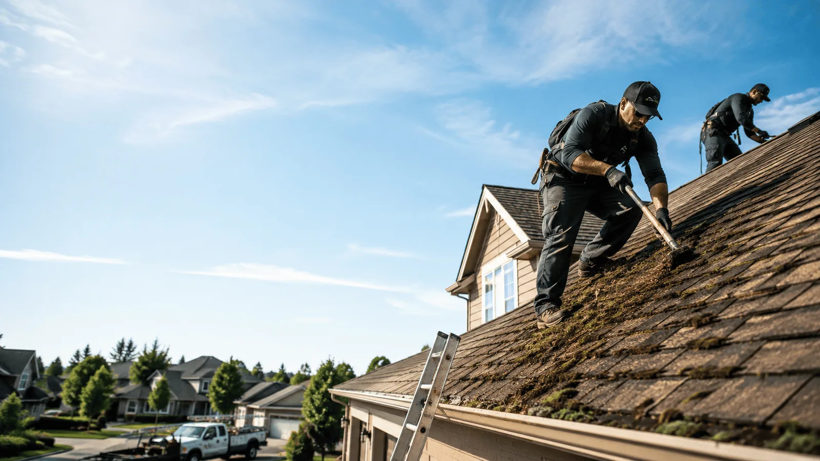 Roof Moss Removal in Gladewater, TX near me